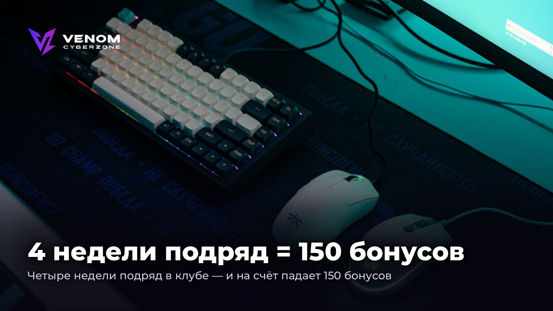 4 недели подряд = 150 бонусов. Не пропусти неделю ⚡