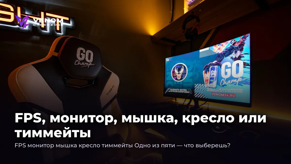 FPS, монитор, мышка, кресло или тиммейты — что важнее? 🎯